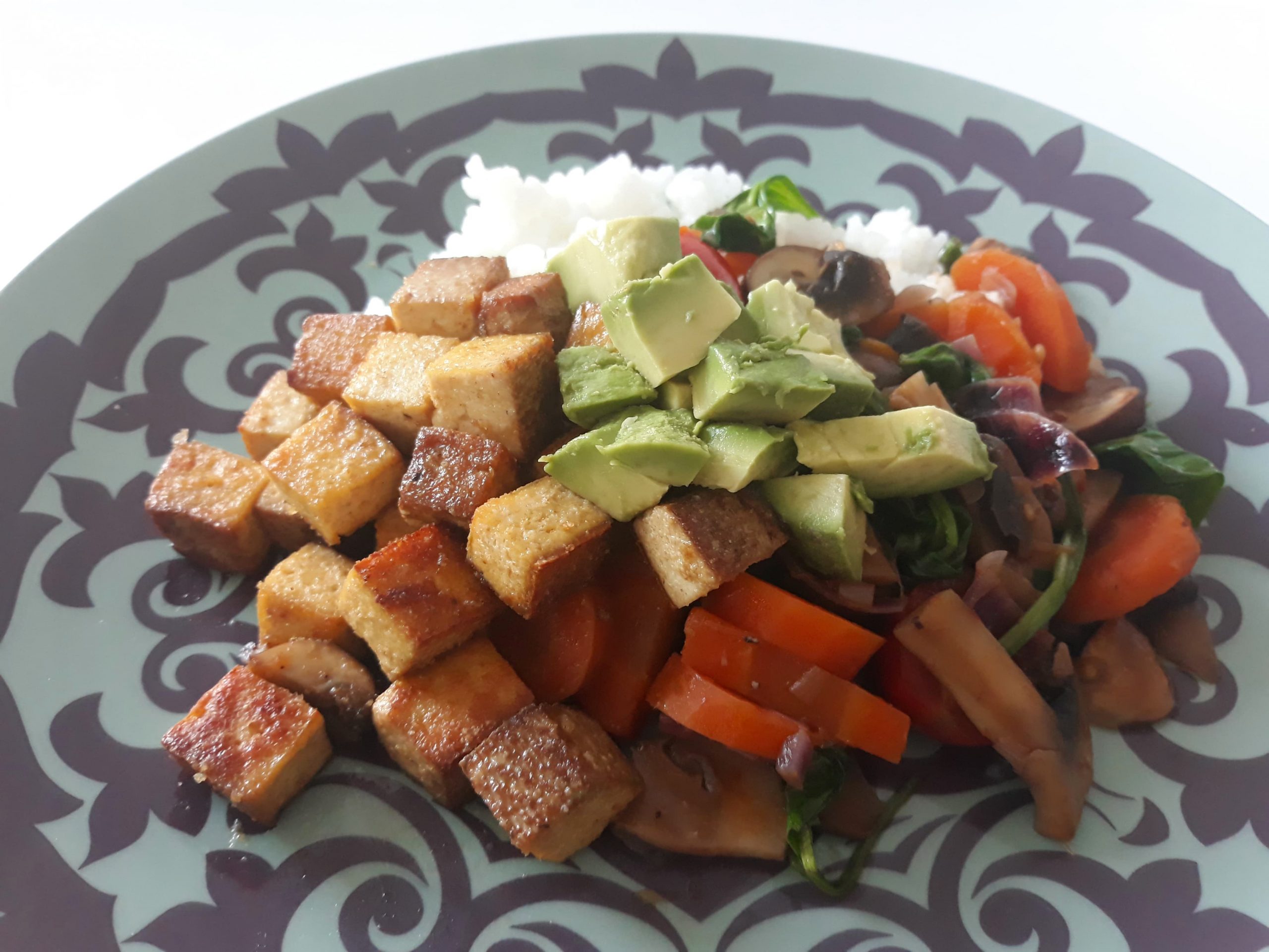 tofu so zeleninou