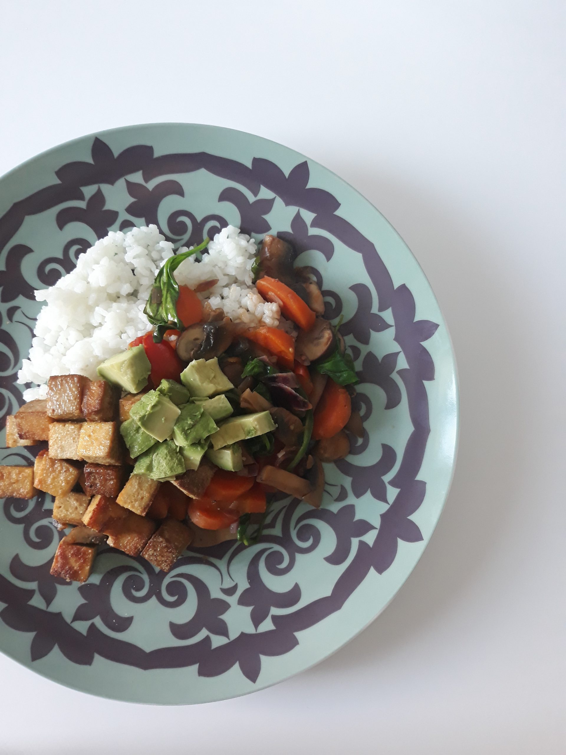 tofu so zeleninou a ryžou 2